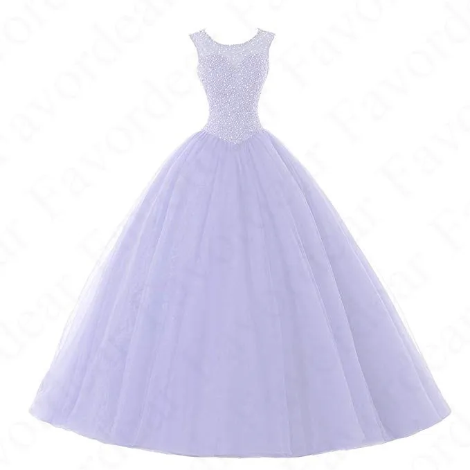 BLF-24-lavender Favordear Vestido De 15 Anos Бирюзовый Расшитое бисером в честь пятнадцатилетия платья очень красивое бальное платье сладкий 15 со шнуровкой на спине Румяна платья для выпускного вечера - Цвет: BLF-24-lavender