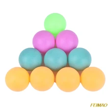

10 Pcs Colored Ping Pong Balls 40mm 33g Entertainment Table Tennis Balls Colored For Replacement Practice Table Tennis Balls
