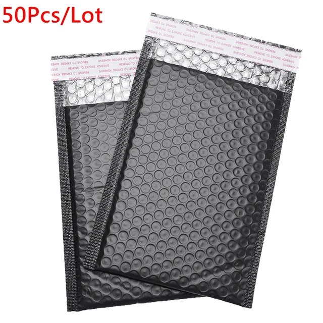 50pcs 25x30cm White Black Foam Envelope Bags Self Seal Mailers Padded  Shipping Envelopes Bubble Mailing Bag Shipping Packages - Paper Envelopes -  AliExpress