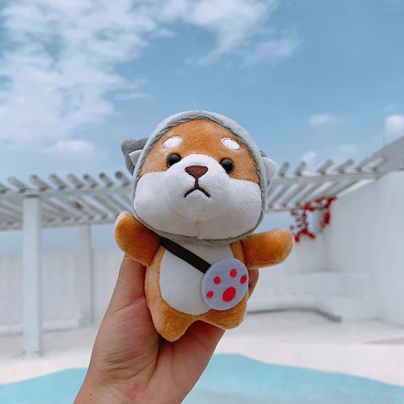 Shiba Inu Dog Keychain - 2-Pack Cute Rotating Head Key Ring, Gift For Dog Lovers