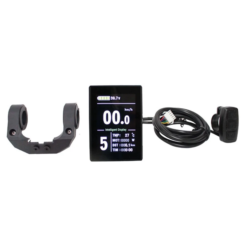 

24V 36V 48V KT-LCD8SU Intelligent Colorful Display Meter with 5V USB for E-Bike DIY Conversion Kit Parts