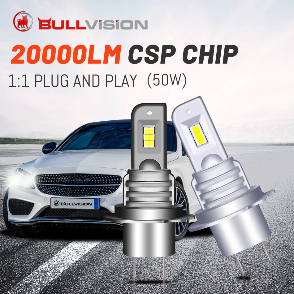 Светодиодсветодиодный лампа H4 CSP Mini H11 светодиодсветодиодный для автомобиля H7