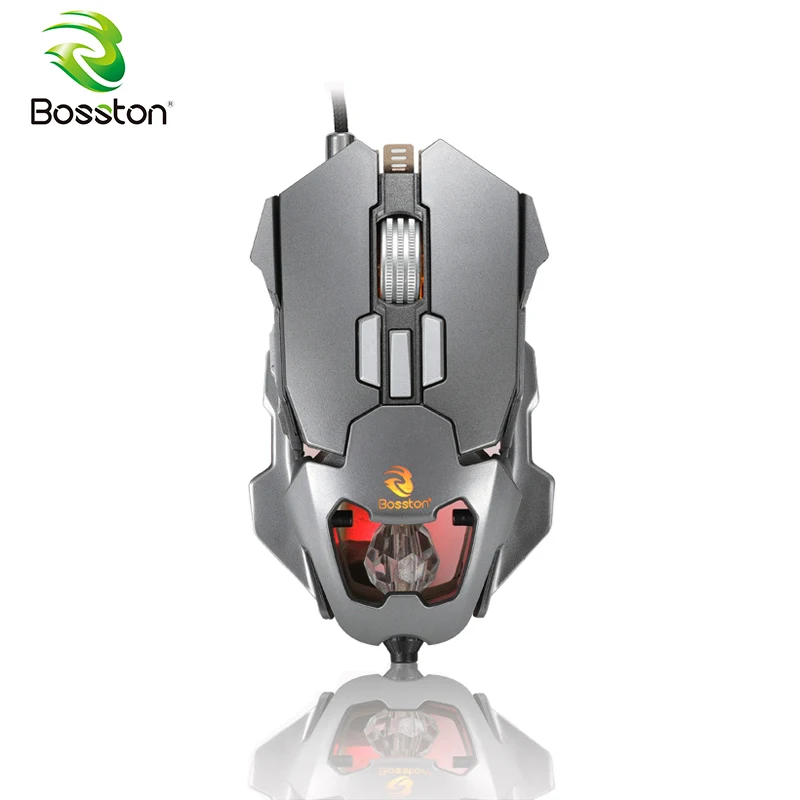 Bosston игровая мышь 3D Steelseries 3200 dpi Программирование геймерские мыши для игровых ПК ноутбука USB Проводная мышь GM650