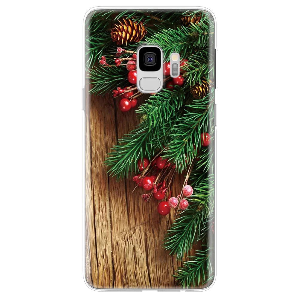sdzuomu Счастливого Рождества чехол для samsung Galaxy Note 10 9 8 5 4 3 S6 S7 край S8 S9 S10 плюс S10e G360 G530 Xcover 4 Coque подарок колокол чехол - Цвет: sdzuomu