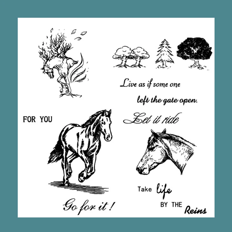 

ZATWBS Miracle of life Clear Stamps For DIY Scrapbooking/Card Making/Album Decorative Rubber Stamp Crafts