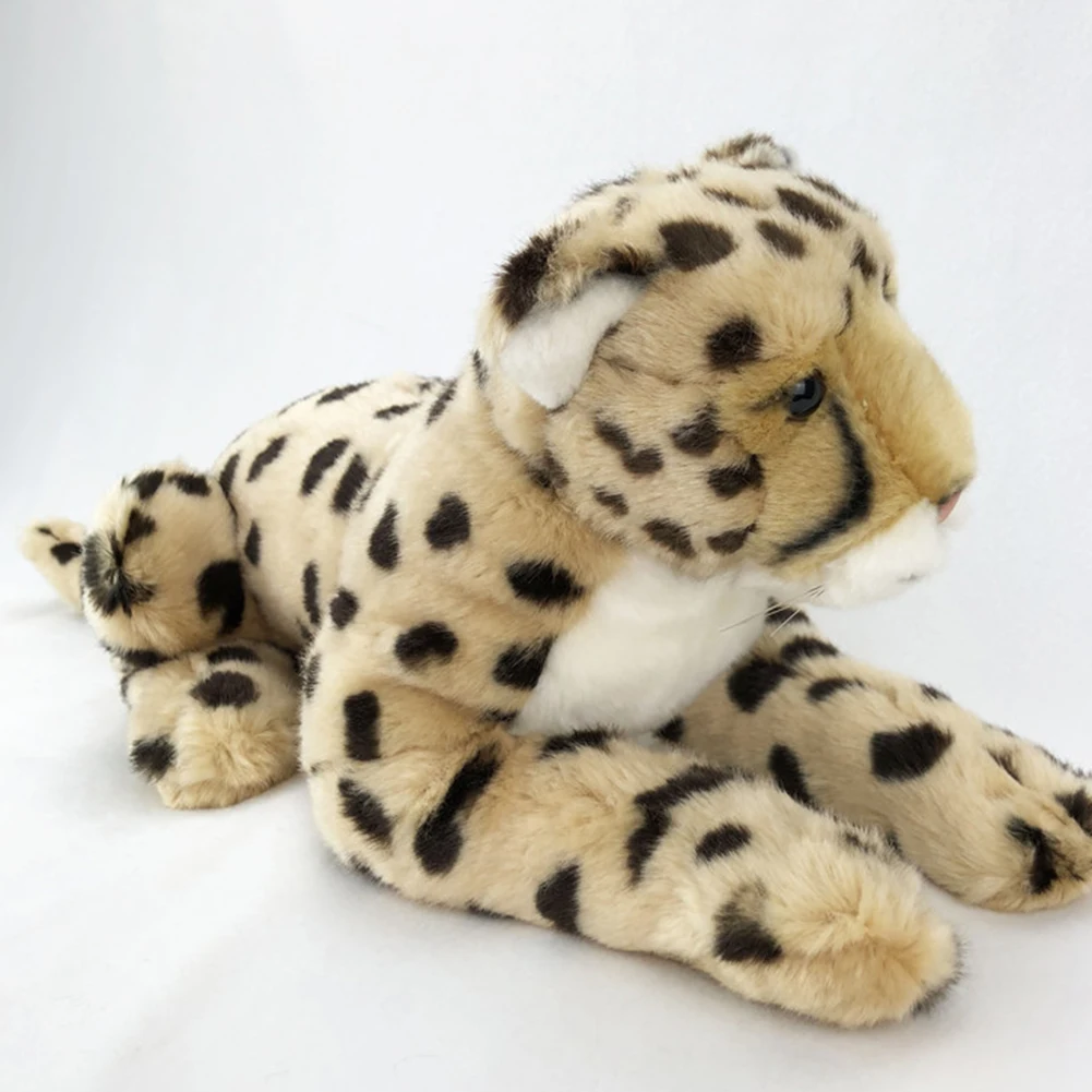 Моделирование Гепард пантера джунгли игрушечные животные плюшевая Детская Игрушка Декор для домашнего дивана