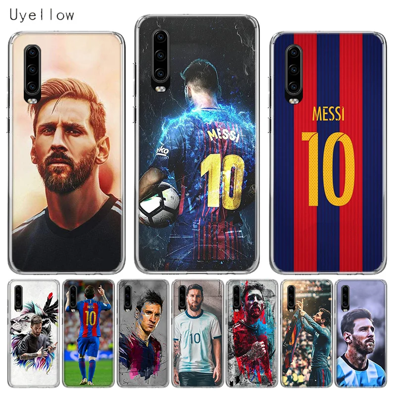 

Uyellow Soft Phone Case For Huawei P10 P20 P30 Lite Pro Hawei Mate 10 20 lite Hawei P Smart Plus 2019 Lionel Messi LM10 Cover