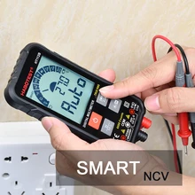 Multímetro Digital profesional ultraligero, Detector de voltaje CC y CA, capacitancia NCV Ohm Hz, herramientas de electricista
