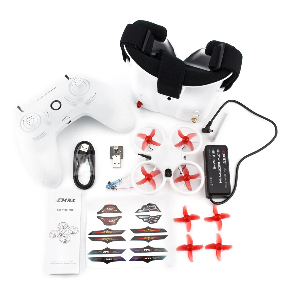 $109.99 EMAX EZ Pilot 82MM Mini 58G Indoor FPV Racing Drone with Camera Goggle Glasses 23S RTF Version fo