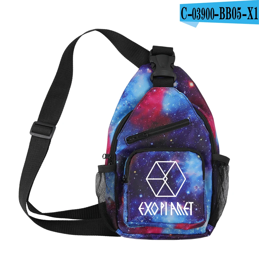 Стиль EXO printIing Мода Досуг Стиль рюкзак сумка на плечо для подростков мальчиков девочек школьные сумки дорожные сумки - Цвет: Multicolor