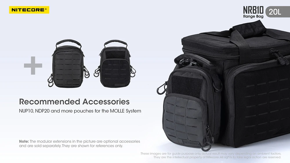 NITECORE NRB10 20L Multi-Purpose Shoulder Bag, travel bag, hiking, shoulder, sling bag, beg bimbit