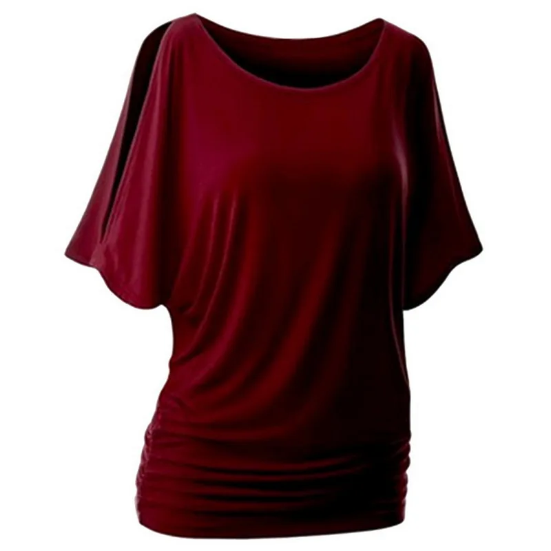 LOOZYKIT, 5XL размера плюс, Женская Повседневная летняя футболка,, короткий рукав, холодное плечо, перо, принт, топы, футболка, женская, Camisetas