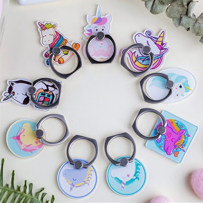 

Unicorn Mobile Phone Stand Holder Unicorn Finger Ring Mobile Smartphone Holder Stand For iPhone Xiaomi Huawei All Phone