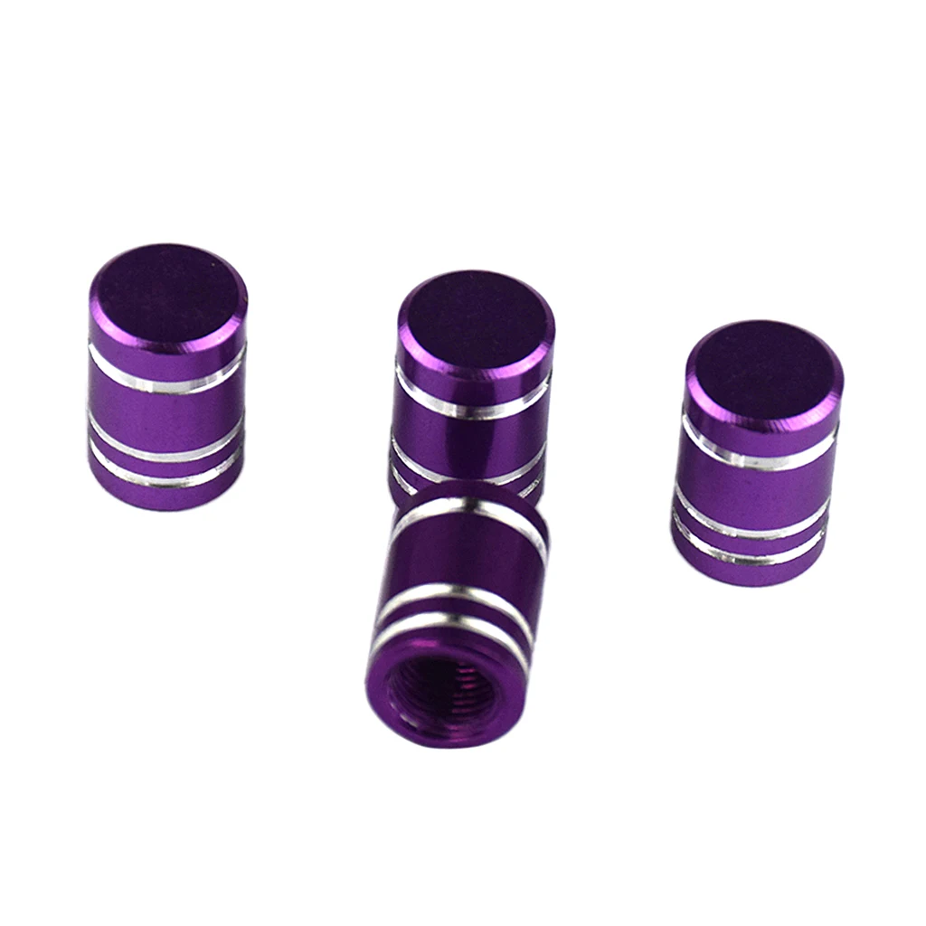 4pcs Aluminum Wheel Valves Tyre Stem Air Caps Cover Auto Motorcycle
