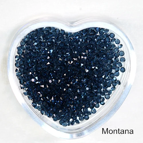 Montana 1,1 мм 1440 шт Новые крошечные мини Стразы Кристалл 3D украшение ногтя стразами DIY Дизайн ногтей Пикси Стразы микро алмаз Y3745 - Цвет: Montana