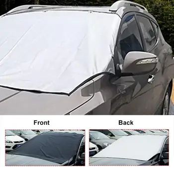 

Car Front Windshield Cover Magnetic Against Sun Ice Frost Rain Fallen Leaves Car Windshield Protector For Most Vehicles