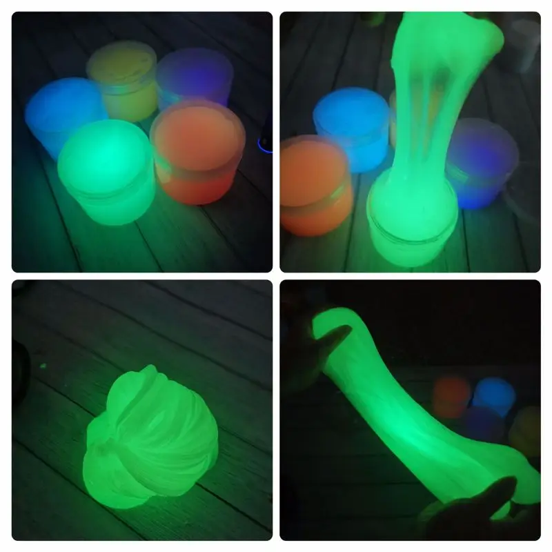 Светится в темноте Slime расти больше после стрейч Magic детские игрушки