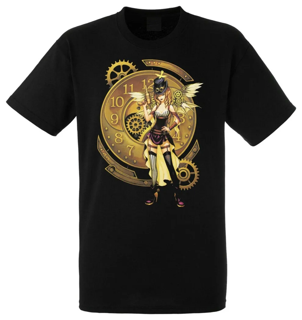 Edyth By Rock Dolls-футболка Goth Alternative Steampunk брендовая модная футболка | Мужская одежда