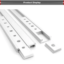 Outil de menuiserie en aluminium M6/M8, fente de voie en T, barre coulissante, écrou de fente en T pour gabarits de Type 30/45, fixation à vis 