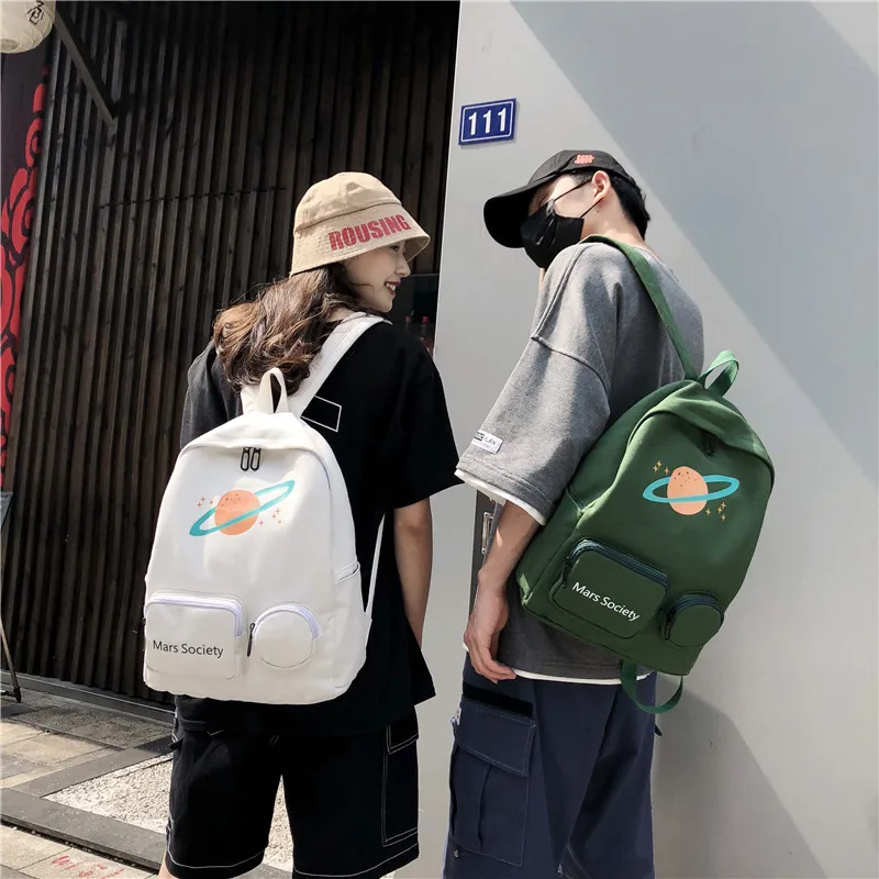 Школьный ранец, женский корейский Harajuku Ulzzang, новинка, Ins, модный, Оксфорд, с принтом, на плечо, для книг, студентов, рюкзак для путешествий