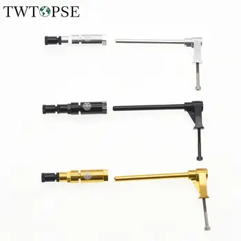

TWTOPSE Bicycle Derailleur Cable Guide Stop for BROMPTON Folding Bike Speed Overbar Shifters CNC Alloy Anchor with Titanium Bolt