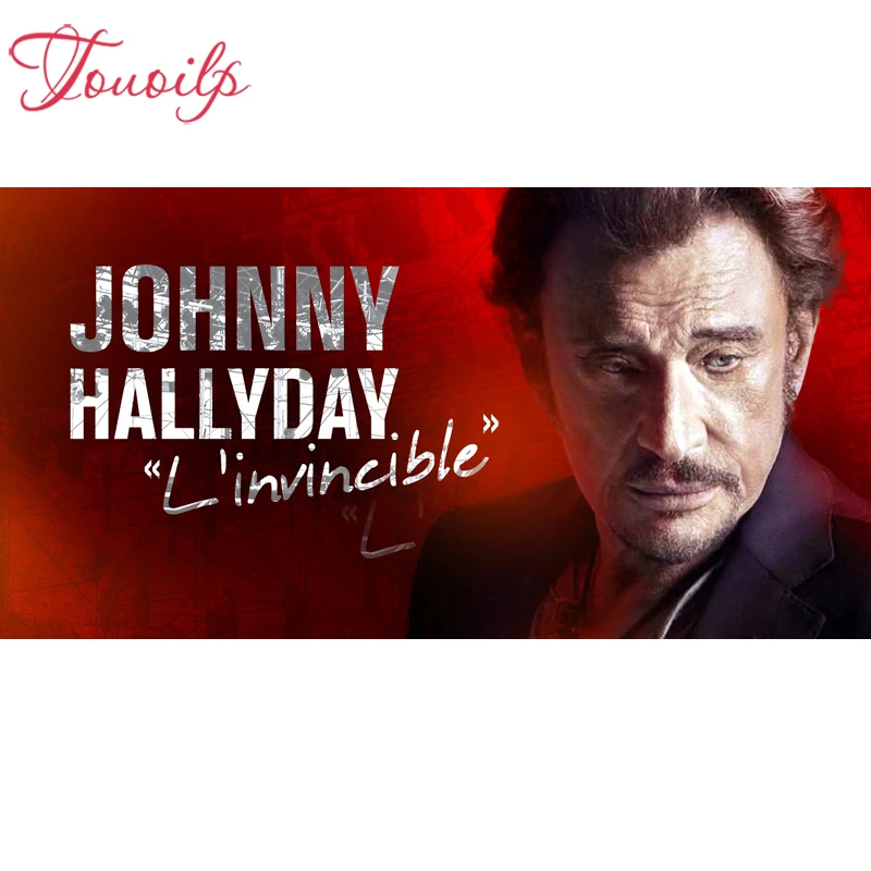 

100% Full Square&round drill 5D DIY Diamond painting johnny hallyday Embroidery Mosaic Cross Stitch Rhinestones arts