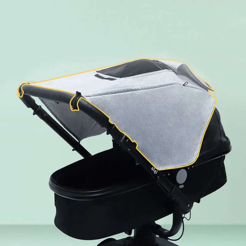 Sunshade For High Landscape Baby Stroller Bebe Accessories Awning UV Cover Bi-Directional Car Light Blocking Universal orbit baby stroller accessories	