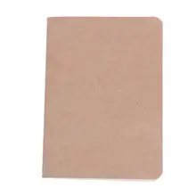 Блокнот пустая книга-блокнот винтажный мягкий блокнот ежедневный блокнот из крафт-бумаги блокнот s коричневый