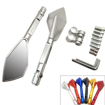 

CNC Universal Motorcycle Mirror Rearview Side Mirrors Motorbike Accessories For Suzuki sv 1000 650 SV650 SFV650 TL1000 TL1000S