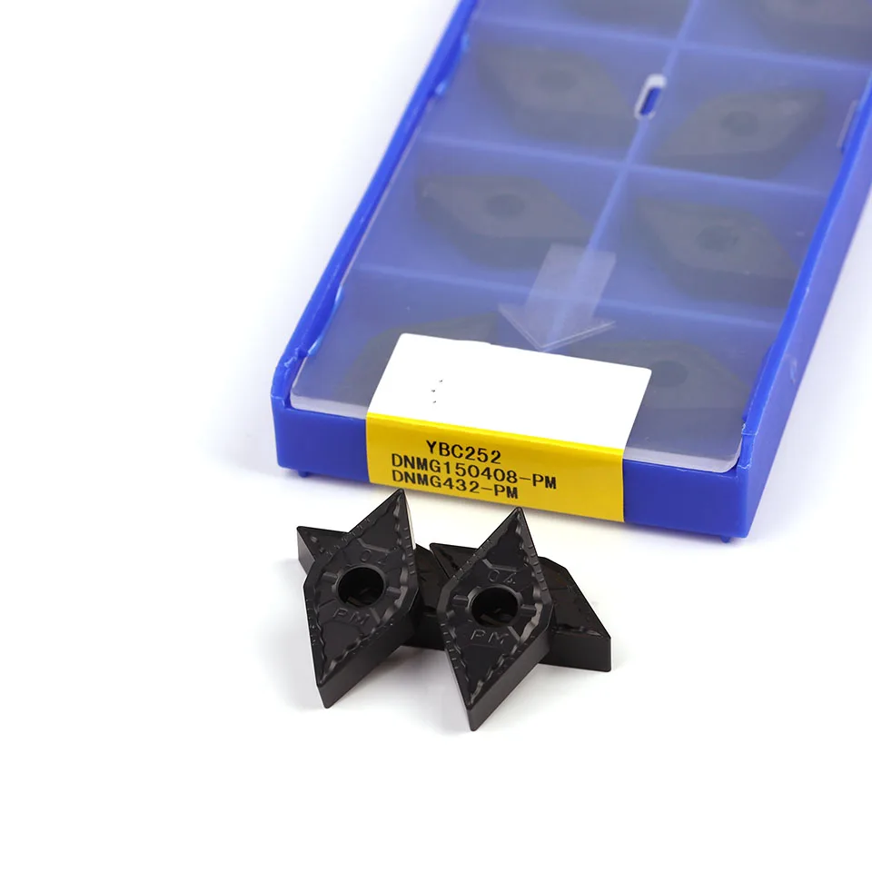 10Pcs DNMG150408-TF DNMG432-TF CNC Carbide Inserts  FOR STEEL 