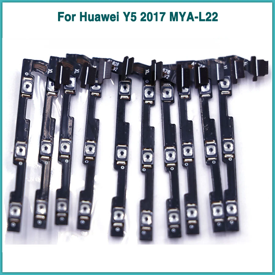 

New Y5 2017 Power on/off Volume Button Up/Down Key Flex Cable For Huawei Y5 2017 MYA-L22 Side Key Button Flex Cable