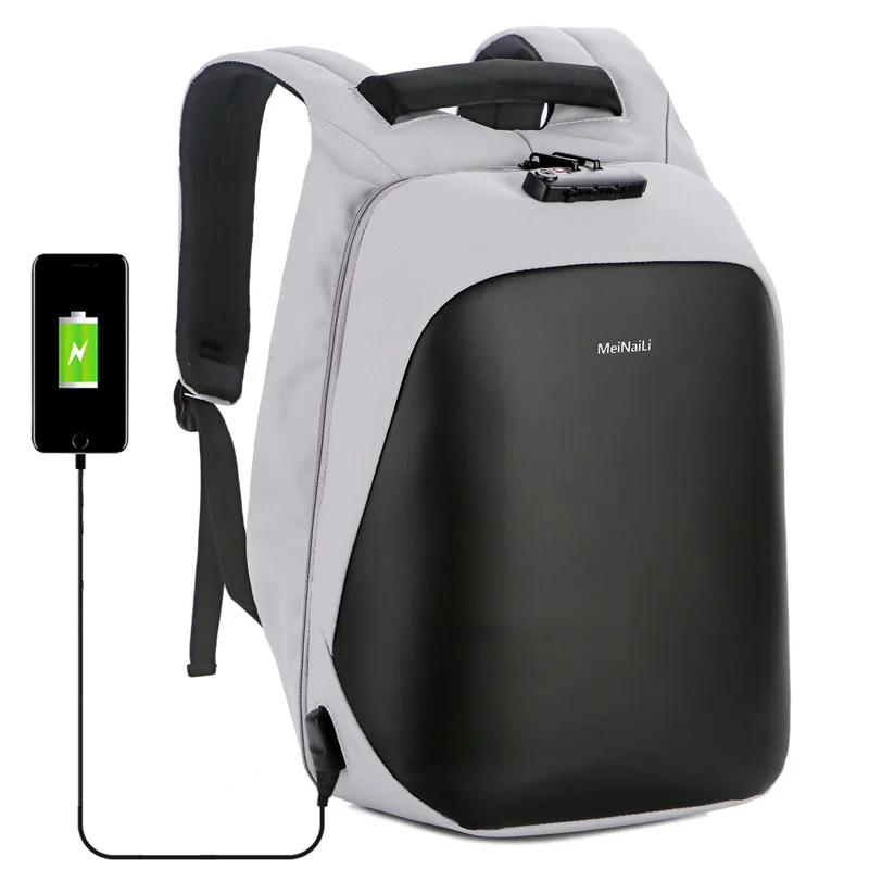 

Safety Lock Men's Backpack Multi-functional Business Computer Backpack Water-proof Travel Bag Large Capacity Shoulder Bag