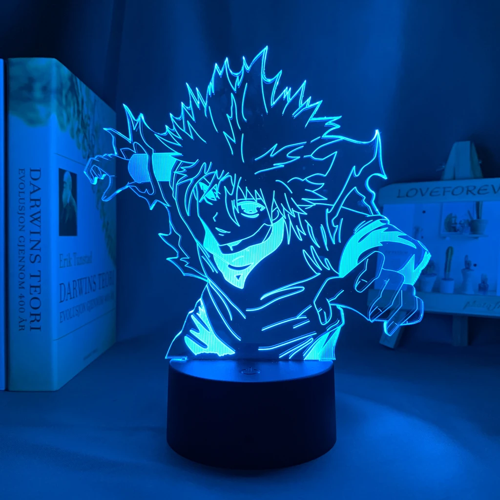 Anime Hunter X Killua 3d Led Light for Bedroom Decor Nightlight Birthday Gift Acrylic Night Lamp Hxh Godspeed | Лампы и освещение