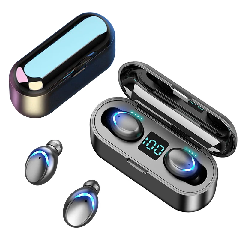 Wireless Bluetooth Earphone 5 0 Tws Ear Buds Noise Canceling Headphones Stereo Earbuds Gaming Earphones For Iphone Android