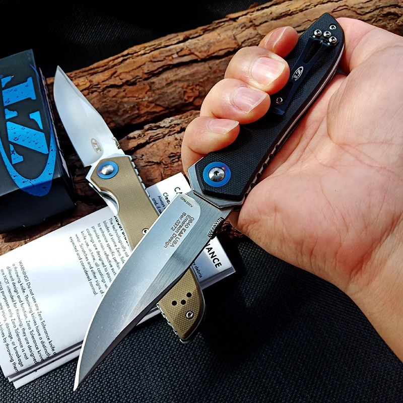 Уличный инструмент EDC ZT0640 мяч несущий складной нож CPM20CV Flipper тактические карманные ножи Отдых на природе охотничий нож выживания