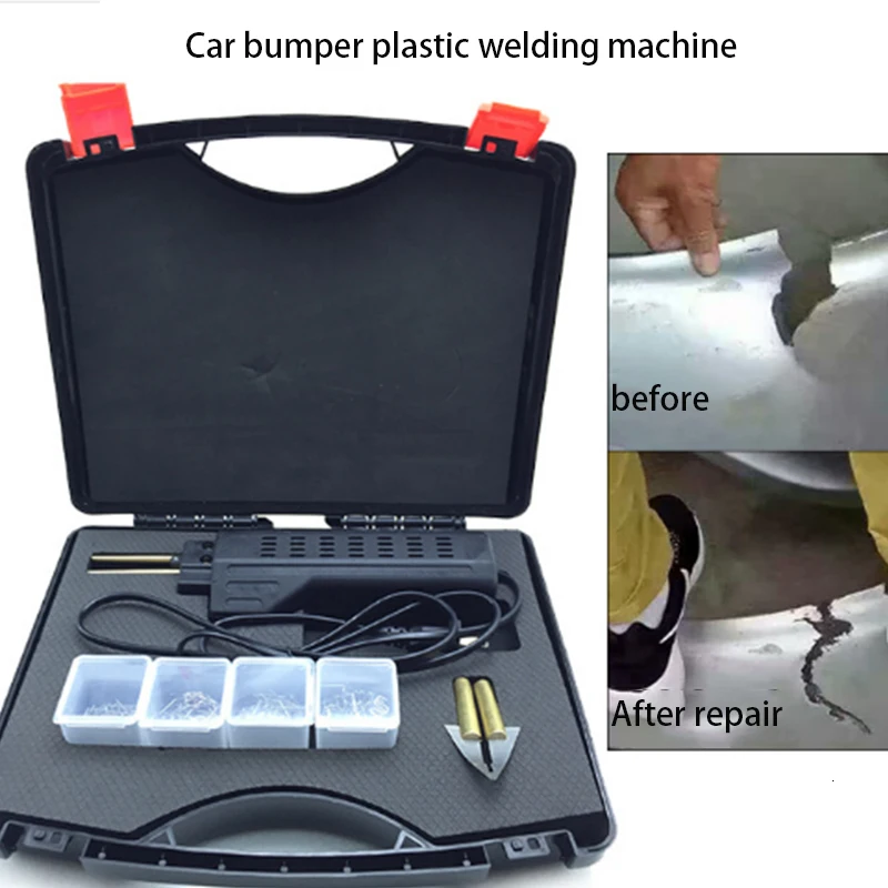 Авто Пластиковый сварочный аппарат пластиковая Сварочная горелка ремонт 50 Вт термоплавкий сварочный аппарат автомобильный бампер ремонтный инструмент