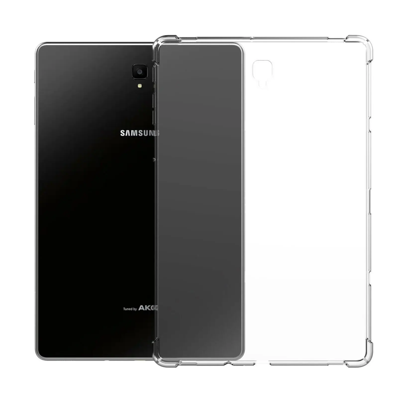 Для Samsung Galaxy Tab S5e 10,5 T720 T725 прозрачный силиконовый штамп Мягкий противоударный защитный чехол-бампер - Цвет: Прозрачный