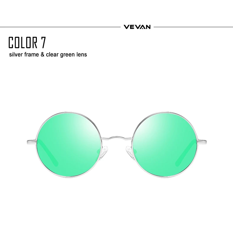 VEVAN, круглые солнцезащитные очки, мужские, поляризационные, UV400, женские, солнцезащитные очки, Ретро стиль, сплав, для девушек, мужские солнцезащитные очки, для вождения, oculos de sol, с коробкой
