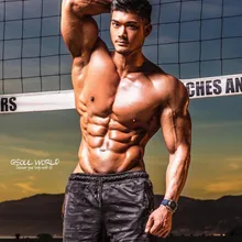 Летние мужские шорты длиной до икры для фитнеса, бодибилдинга, модные повседневные спортивные штаны для бега, тренировочные брендовые короткие штаны, спортивные штаны