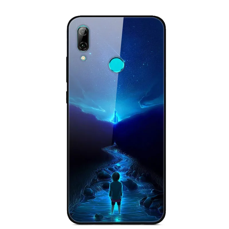5 Для huawei P Smart чехол Модный чехол с узором из закаленного стекла чехол для huawei P Smart чехол-Бампер для huawei P Smart - Цвет: 5