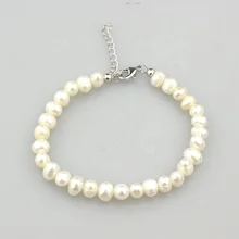 Регулируемый Браслет из натурального пресноводного жемчуга, 10 шт./лот, браслет ручной работы, регулируемый браслет из жемчуга, дешевые ювелирные изделия