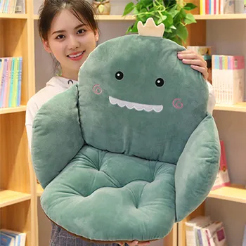 

2020 Cartoon Comfort Semi-Enclosed One Seat Cushion for Office Chair Pain Relief Cushion Sciatica Bleacher Seats Back Cushion