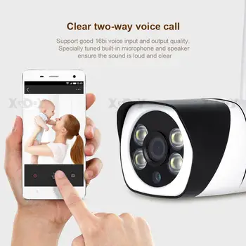 

Wireless Dual Light Source XGODY Outdoor Wifi 1080P IP Camera Smart Home Camera Night Vision ONVIF