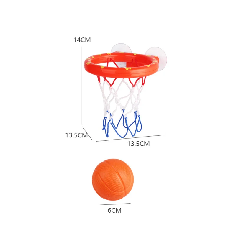 Bathroom Toddler Boy Bath Toys Bathtub Suction Cup Shooting Basketball Hoop with 3 Ball Children Shower Toy Kid Outdoor Play Set 5