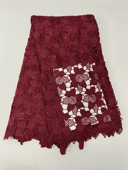 

High quality nigerian swiss voile net lace of African tulle mesh lace fabric 2020 France cord lace for party wedding dress FR77
