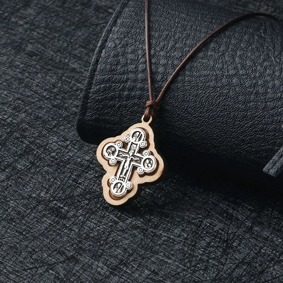 Hand Carved Boxwood Cross / Necklace | Athonite USA