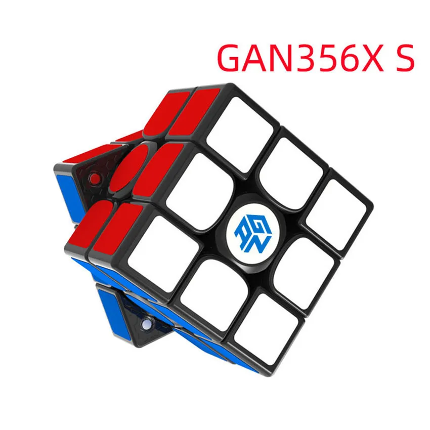 Ган 356 X S магнитный gan356x S Magic Скорость Профессиональный Кубик Рубика от 3x3, Cubo Magico обмен магниты головоломки черный Stickerless - Цвет: Black