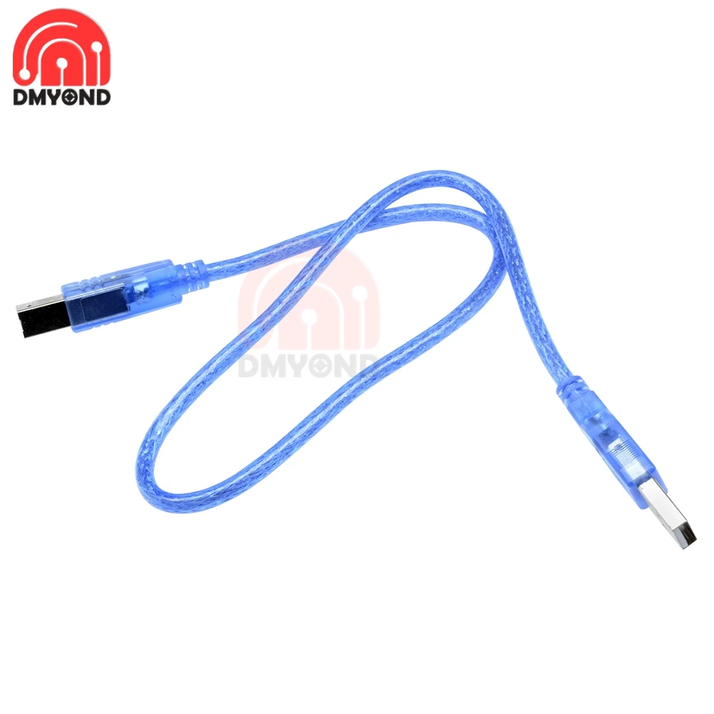 High-Quality Blue USB 2.0 Cable, Multiple Lengths Available