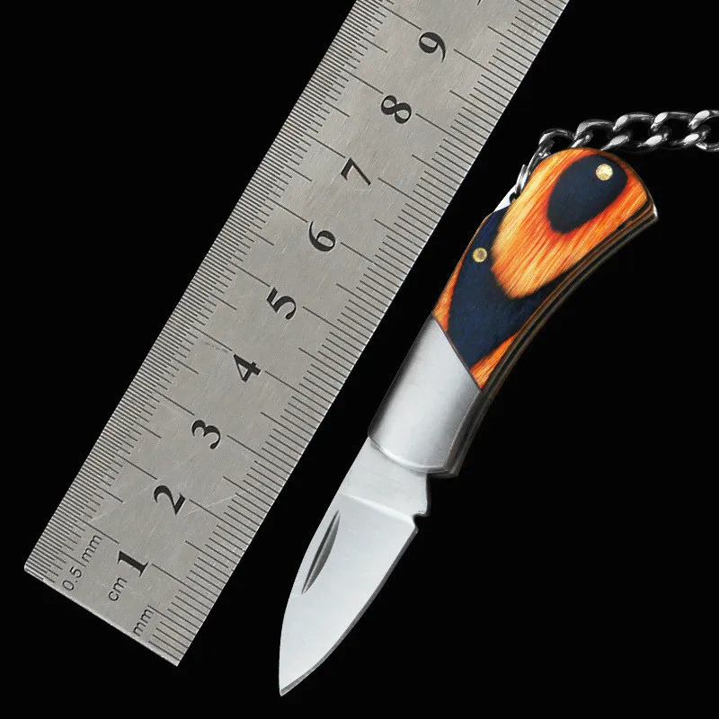 EDC Мини карманный нож складной брелок из нержавеющей стали нож для выживания Navaja вспомогательный складной нож деревообрабатывающий многофункциональный нож