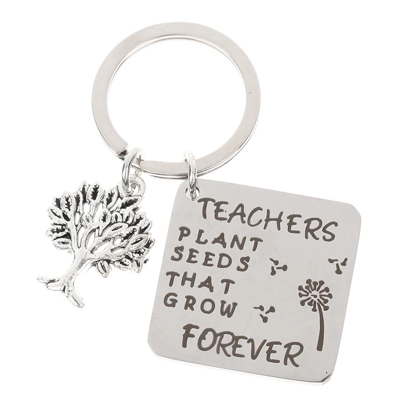 Teacher Appreciation Gift For Women Jewelry Gift for Teachers Keychain Keyring 